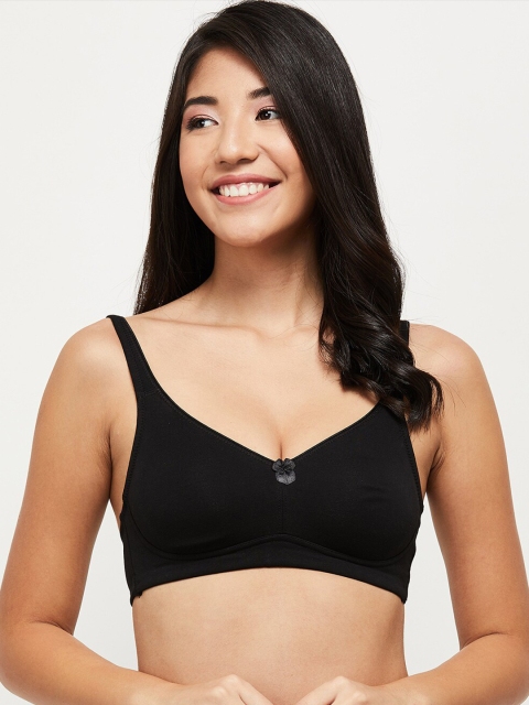 

max Black Solid T-Shirt Half Coverage Bra SP21MB01BLACK