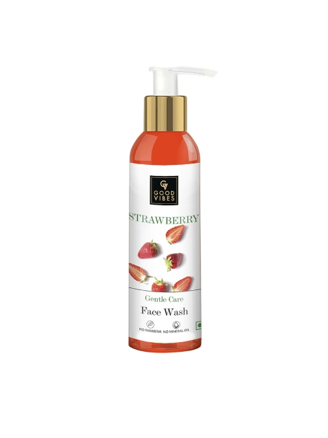 

Good Vibes Transparent Strawberry Gentle Care Face Wash 120 ml