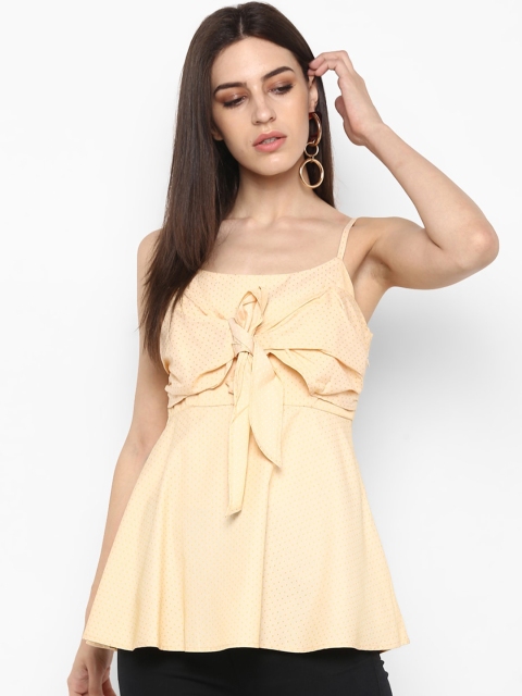

FOSH Yellow Empire Top