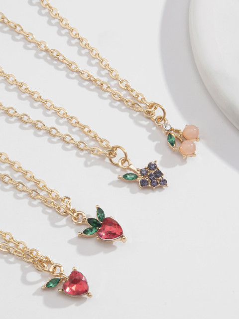 

YoungWildFree Set of 4 Gold-Plated Anklet