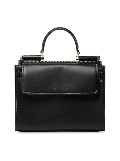 

Forever New Black PU Structured Shoulder Bag