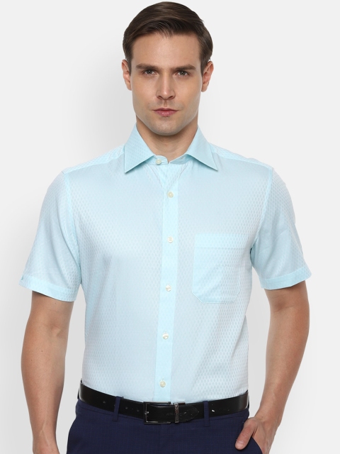 

Louis Philippe Men Blue Formal Shirt