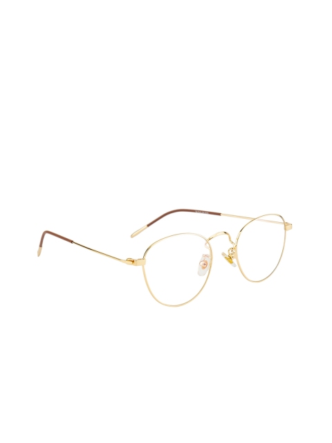 

Ted Smith Unisex Gold-Toned Full Rim Round Frames