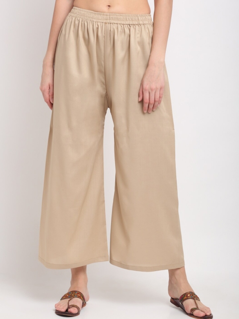 

NEUDIS Women Beige Ethnic Palazzos