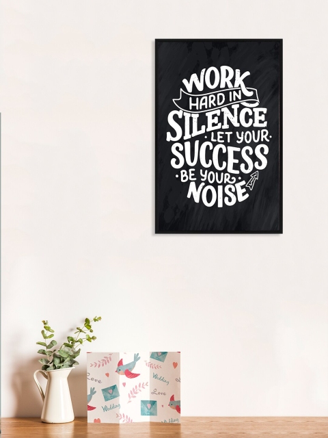 

nest ART Black & White Paper Plane Print Quotes Framed Wall Art