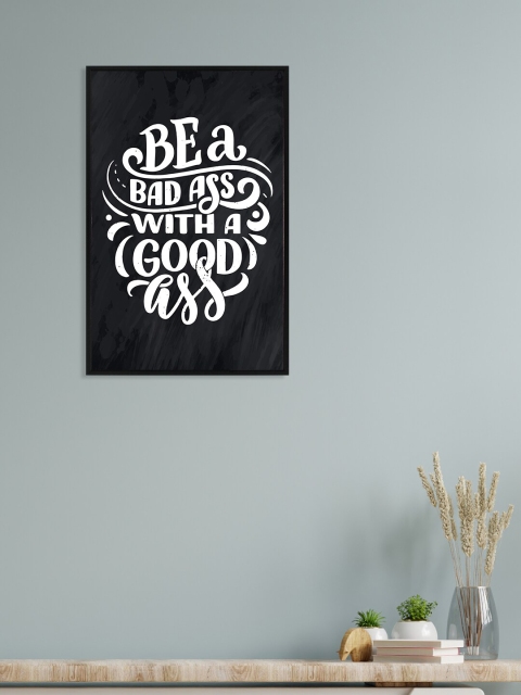 

nest ART Black & White Paper Plane Print Quotes Synthetic Framed Wall Art