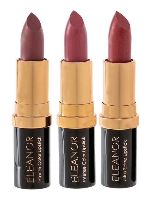 

ELEANOR Nude Coloured Pack of 3 Lipsticks