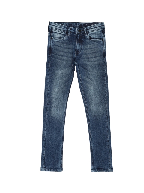

Allen Solly Junior Boys Navy Blue Skinny Fit Heavy Fade Jeans