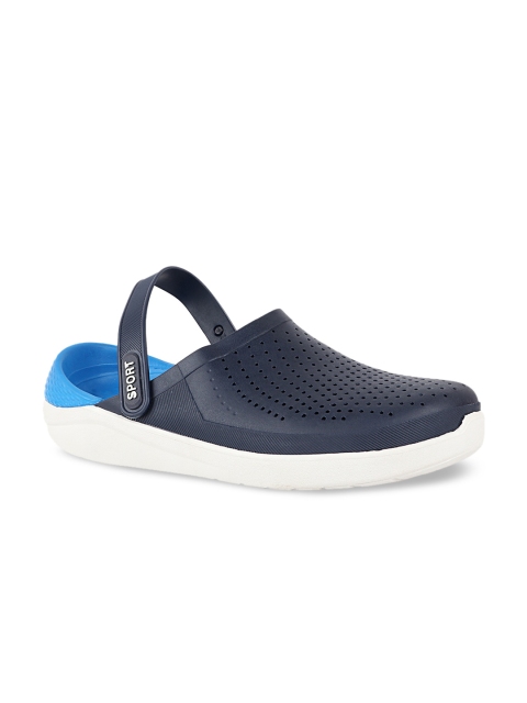 

Histeria Men Blue Colourblocked Clogs