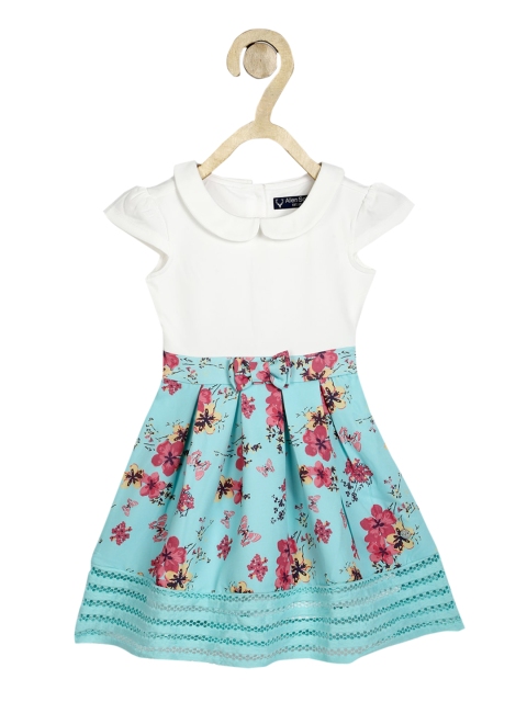 

Allen Solly Junior Blue & White Floral Peter Pan Collar Dress