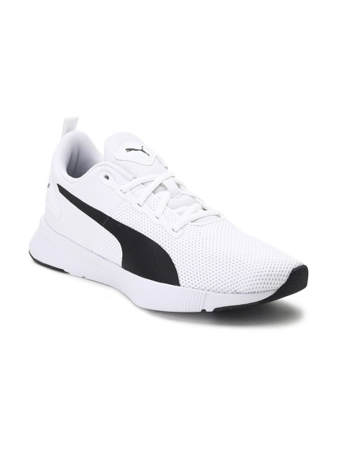 

Puma Unisex White & Black Flyer SoftFoam+ Running Shoes