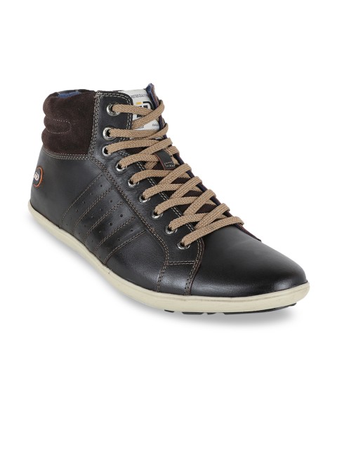

ID Men Brown Leather Sneakers