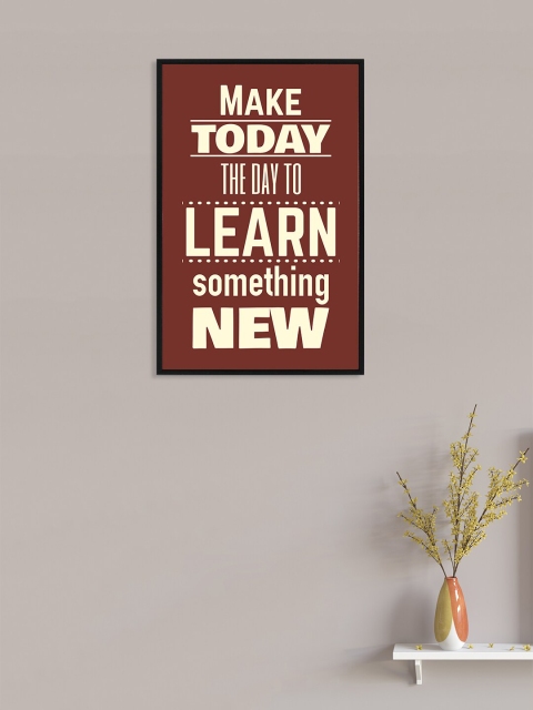 

nest ART Brown & Beige Paper Plane Print Quotes Framed Wall Art