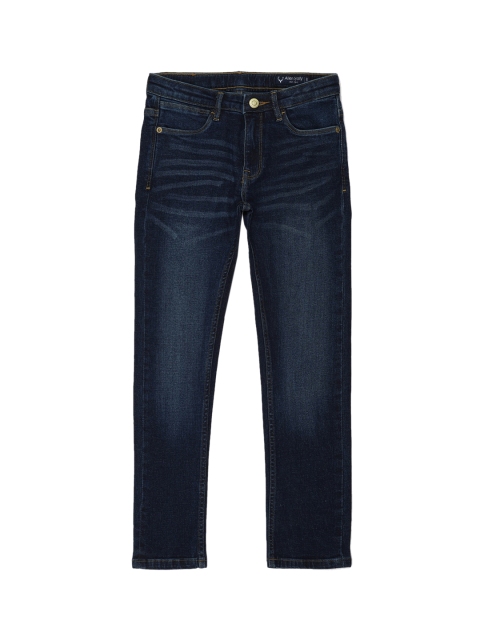 

Allen Solly Junior Boys Navy Blue Skinny Fit Light Fade Jeans