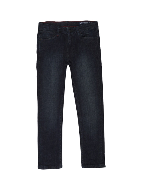 

Allen Solly Junior Boys Navy Blue Skinny Fit Light Fade Stretchable Jeans