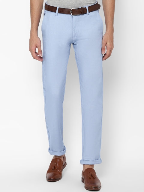 

Allen Solly Men Blue Slim Fit Regular Trousers