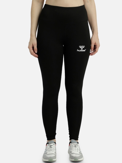 

hummel Women Black Solid Tights