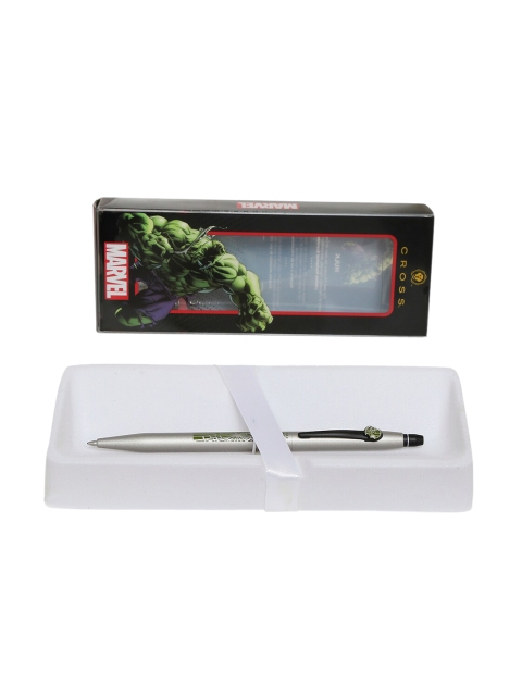 

Cross Unisex Silver-Toned Textured Click Ball Pen