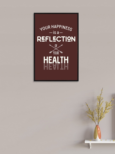 

nest ART Maroon & White Paper Plane Print Quotes Framed Wall Art