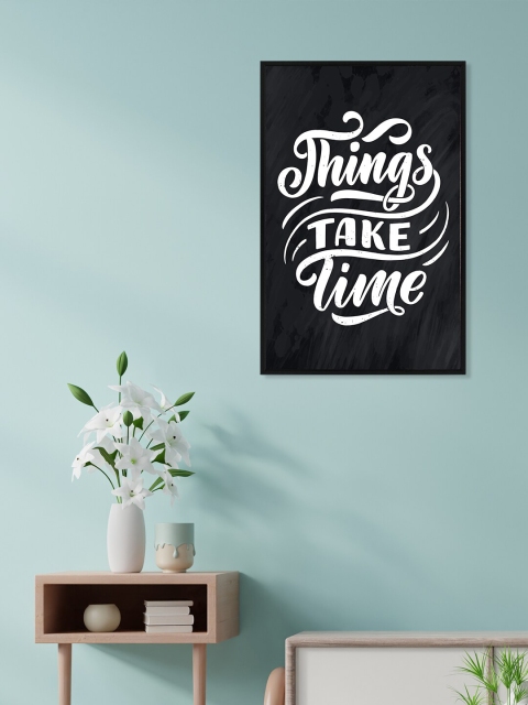 

nest ART Black & White Paper Plane Print Quotes Framed Wall Art