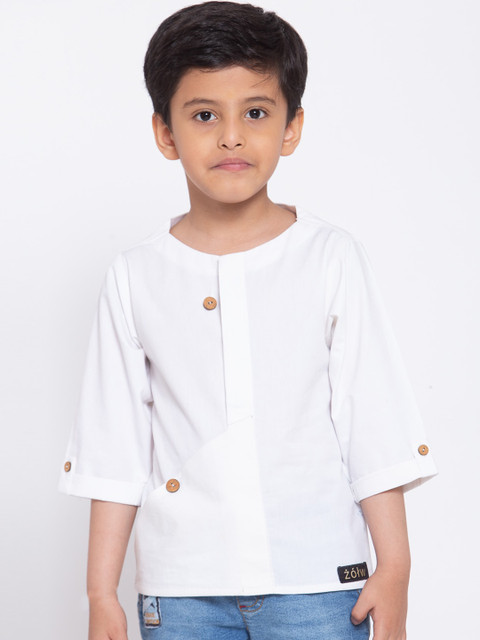 

Zotw Unisex Kids White Kurta