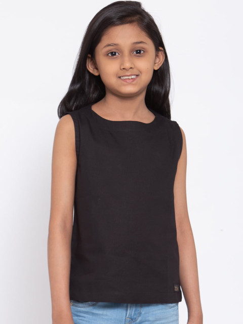 

Zotw Unisex Kids Black Kurta