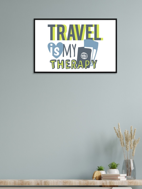 

nest ART White & Grey Paper Plane Print Quotes Framed Poster Wall Art