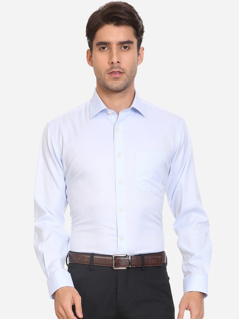 

Luxure by Louis Philippe Men Blue Formal Shirt