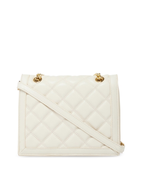 

Forever New White Structured Sling Bag