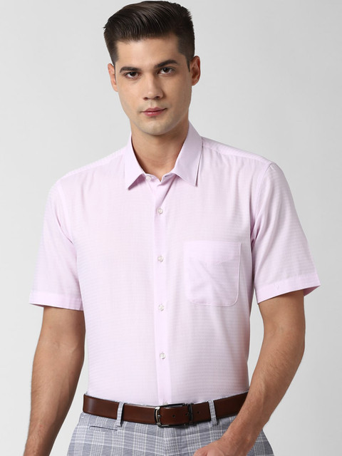 

Peter England Men Pink Formal Shirt