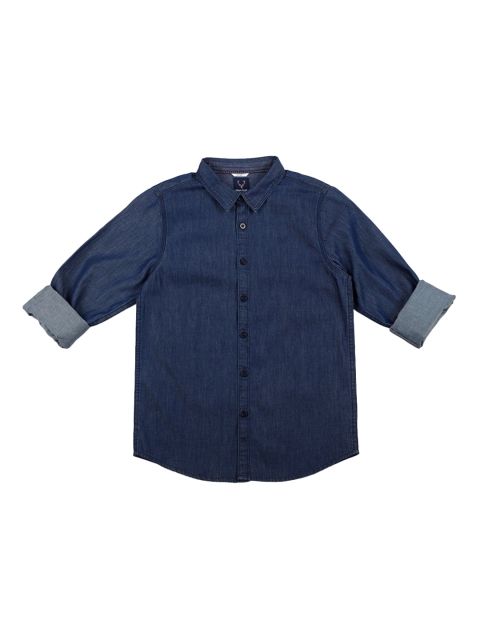 

Allen Solly Junior Boys Navy Blue Casual Shirt