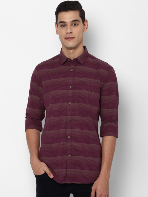 

Solly Jeans Co Men Maroon Multi Stripes Striped Casual Shirt