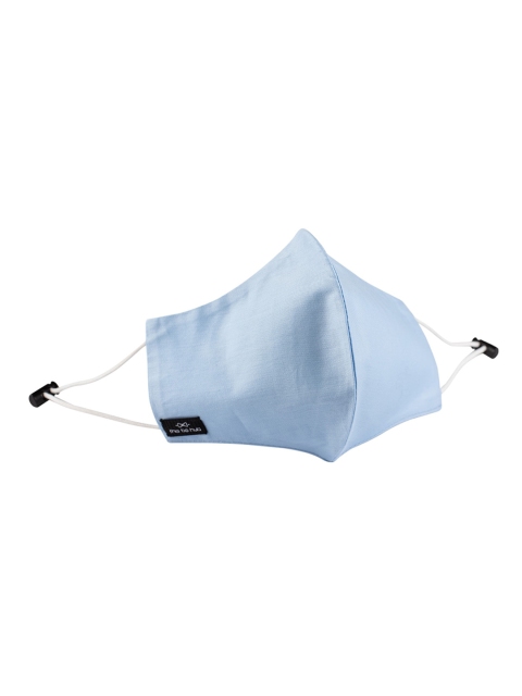 

The Tie Hub Adult Blue 2-Ply Pure Cotton Reusable Cloth Mask