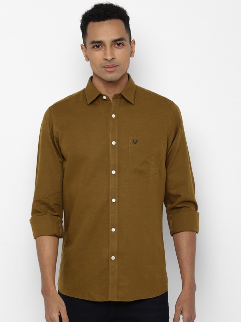 

Allen Solly Men Olive Slim Fit Casual Shirt