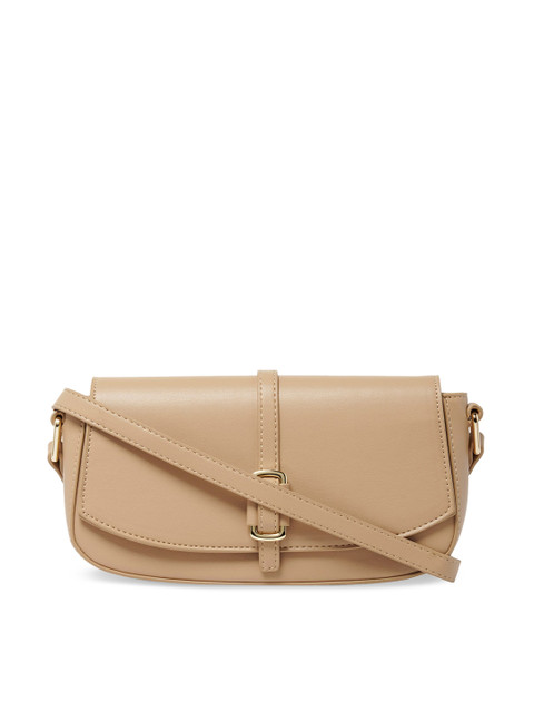 

Forever New Brown Structured Baguette Bag