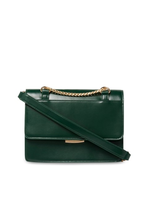 

Forever New Green PU Structured Sling Bag