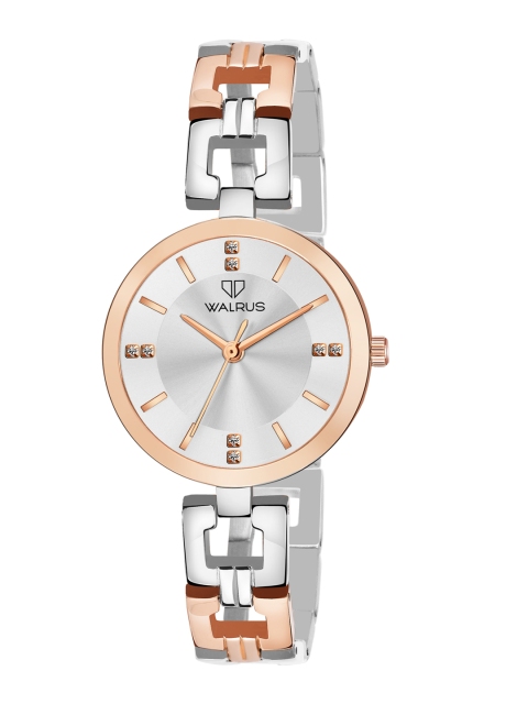 

Walrus Women Silver-Toned Brass Dial Analogue Watch WWTW-ELITE-XIX-070717