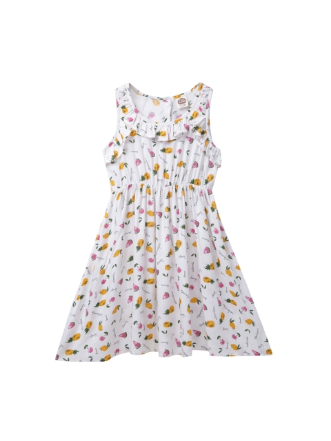 

Cub McPaws Off White Tropical Dress