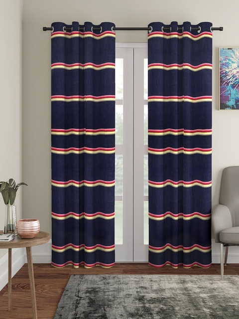 

NEUDIS Unisex Navy Blue Striped