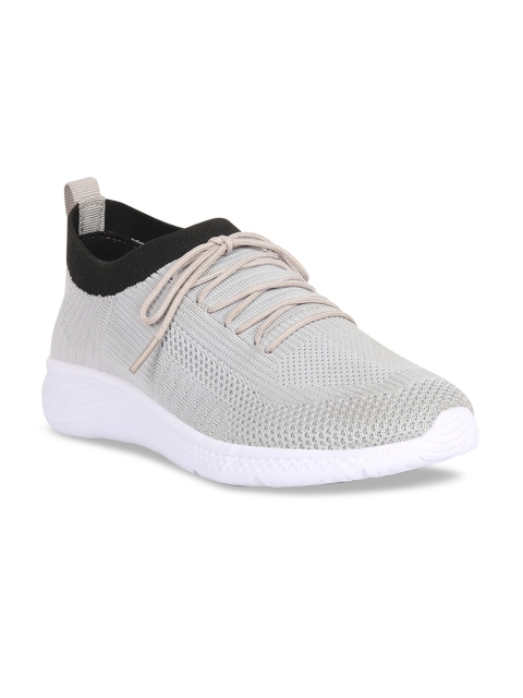 

M7 by Metro ut Men Grey Woven Design Slip-On Sneakers