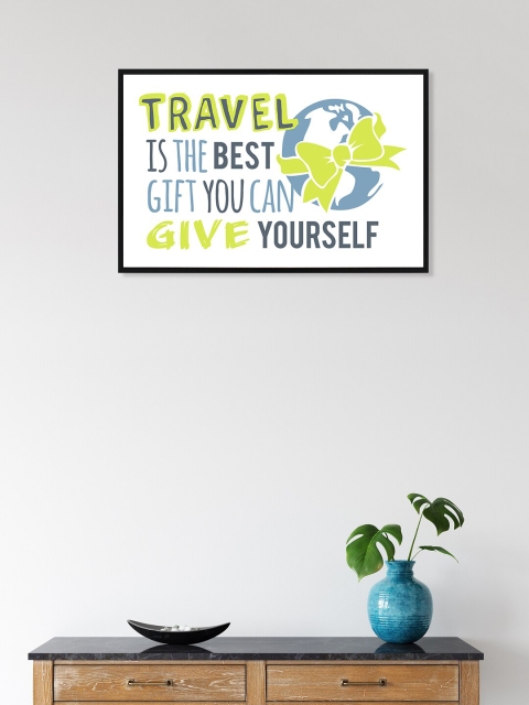 

nest ART White Printed Quotes Framed Poster