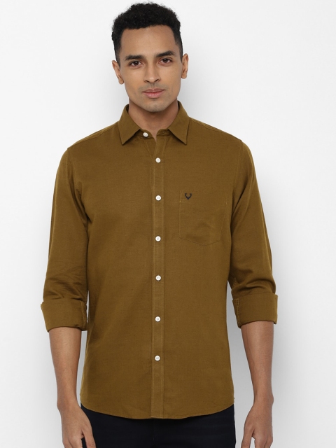 

Allen Solly Men Olive Slim Fit Casual Shirt