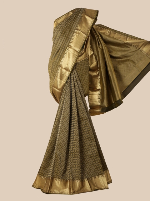 

Pothys Women Green Colour saree, Olive