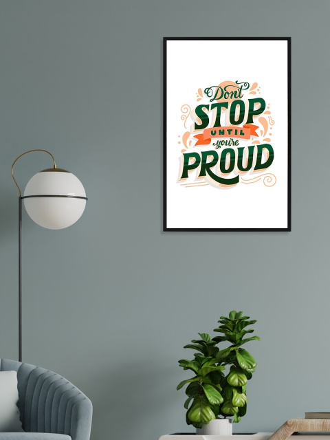 

nest ART Black Paper Plane Print Quotes Synthetic Framed Wall Art, White