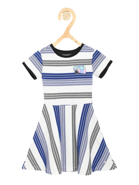 

Allen Solly White Striped Midi Dress