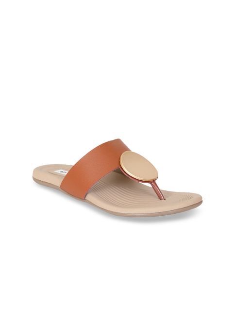 

Zyla Women Tan Open Toe Flats