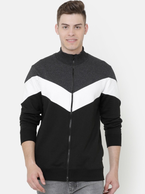 

ELEGANCE Men Multi Colourblocked Sweatshirt