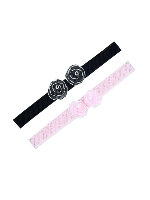 

FUNKRAFTS Girls Pink & Black Set of 2 Hair Accessory Set