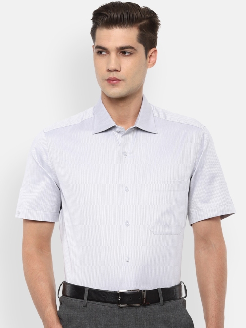 Louis Philippe Men White Casual Shirt