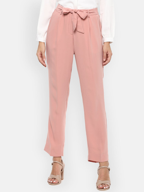 

Van Heusen Woman Pink Peg Trousers